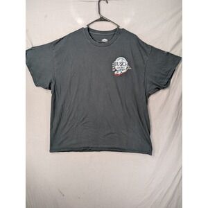 Busch Light Racing Team Graphic T-Shirt Mens 2XL Black Short Sleeve NASCAR